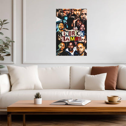 Kendrick Lamar Poster | Graphic Art Rap Print - Music Poster