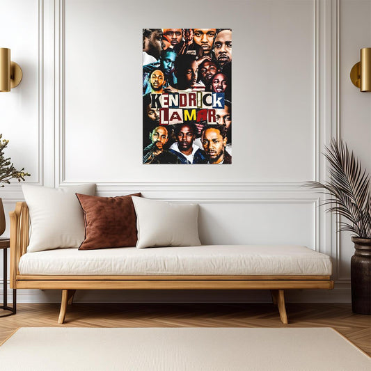 Kendrick Lamar Poster | Graphic Art Rap Print - Music Poster