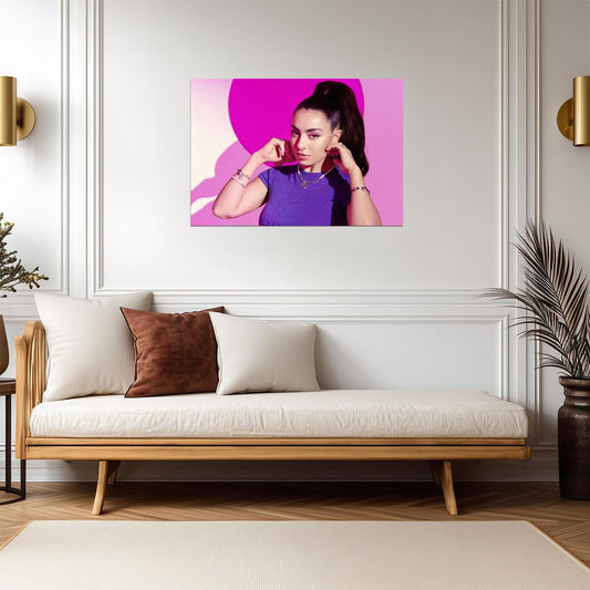 Charli XCX | Hyperpop Icon | Music Star Poster - Music Poster
