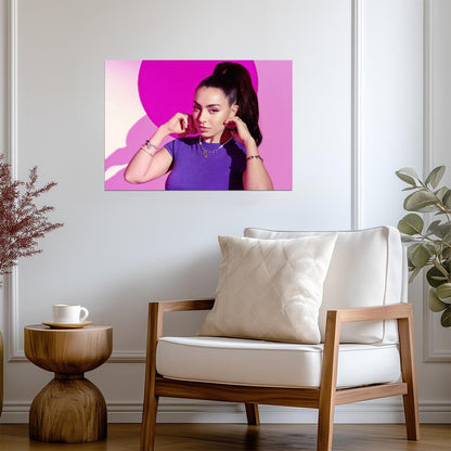 Charli XCX | Hyperpop Icon | Music Star Poster - Music Poster