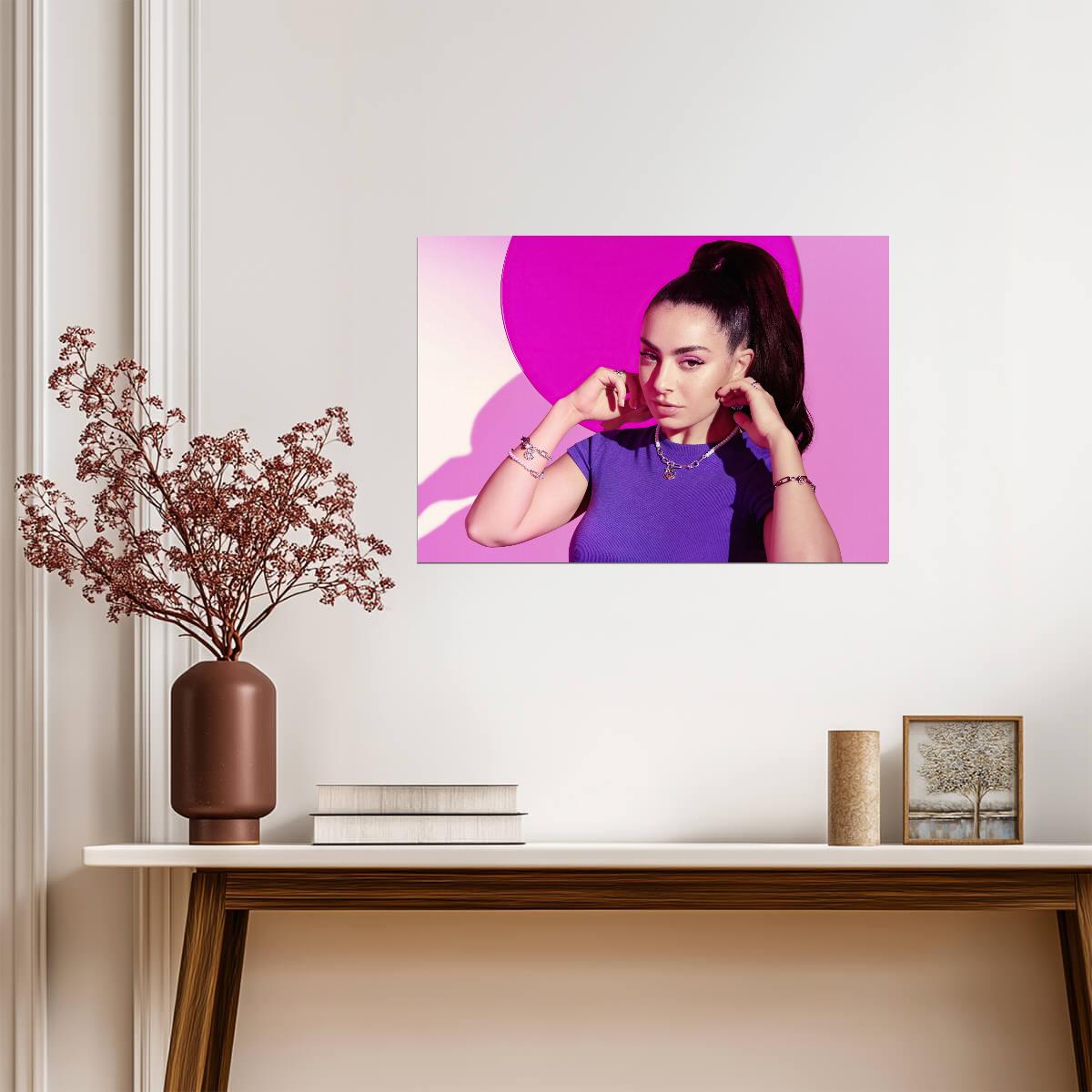 Charli XCX | Hyperpop Icon | Music Star Poster - Music Poster