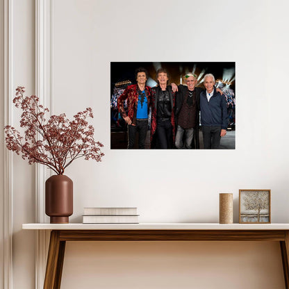 The Rolling Stones | Mick Jagger & Keith Richards Portrait | Rock Legend Poster - Music Poster