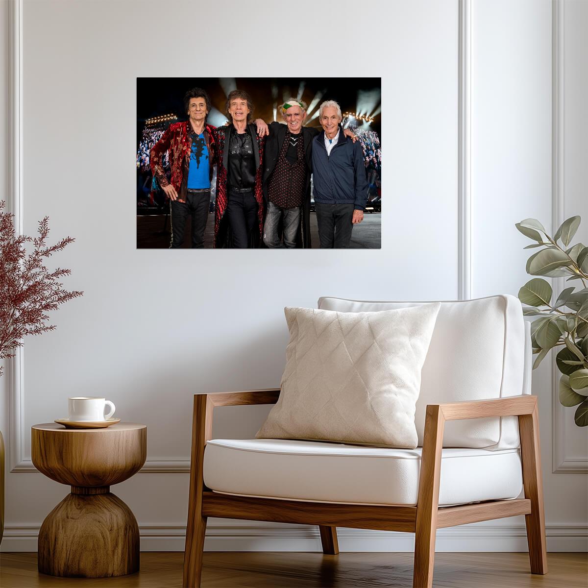 The Rolling Stones | Mick Jagger & Keith Richards Portrait | Rock Legend Poster - Music Poster