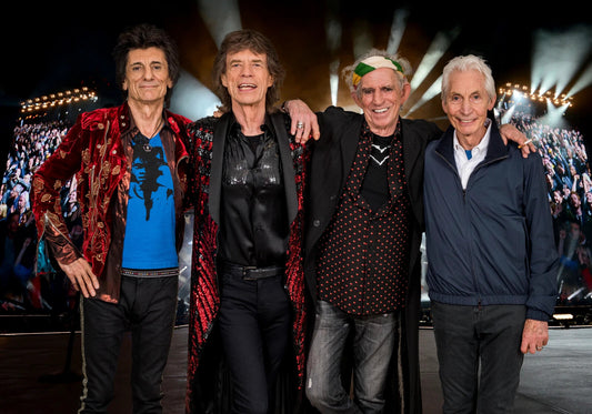 The Rolling Stones | Mick Jagger & Keith Richards Portrait | Rock Legend Poster - Music Poster