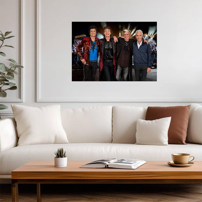 The Rolling Stones | Mick Jagger & Keith Richards Portrait | Rock Legend Poster - Music Poster