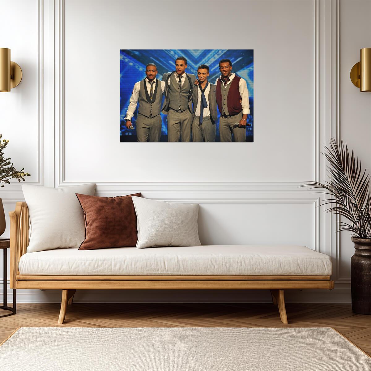 Jls Poster | Live Concert Music Print - Music Poster