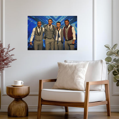 Jls Poster | Live Concert Music Print - Music Poster