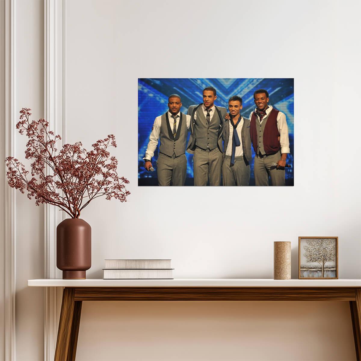 Jls Poster | Live Concert Music Print - Music Poster