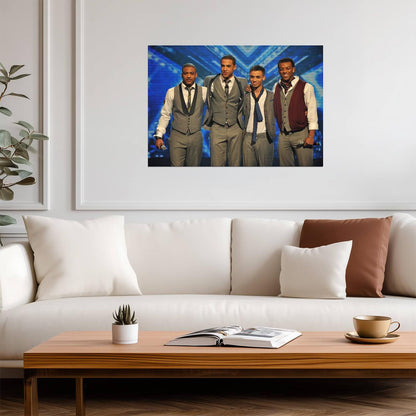 Jls Poster | Live Concert Music Print - Music Poster