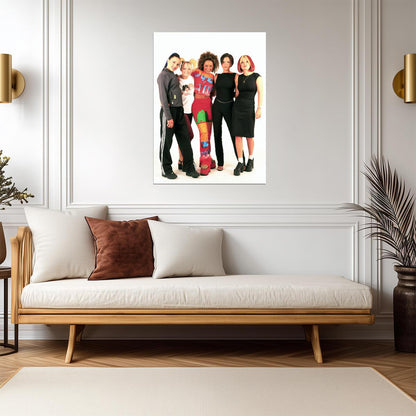 Spice Girls | 90s Group Portrait | Girl Power Pop Music Poster - Music Poster