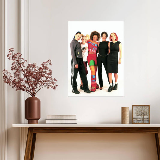 Spice Girls | 90s Group Portrait | Girl Power Pop Music Poster - Music Poster