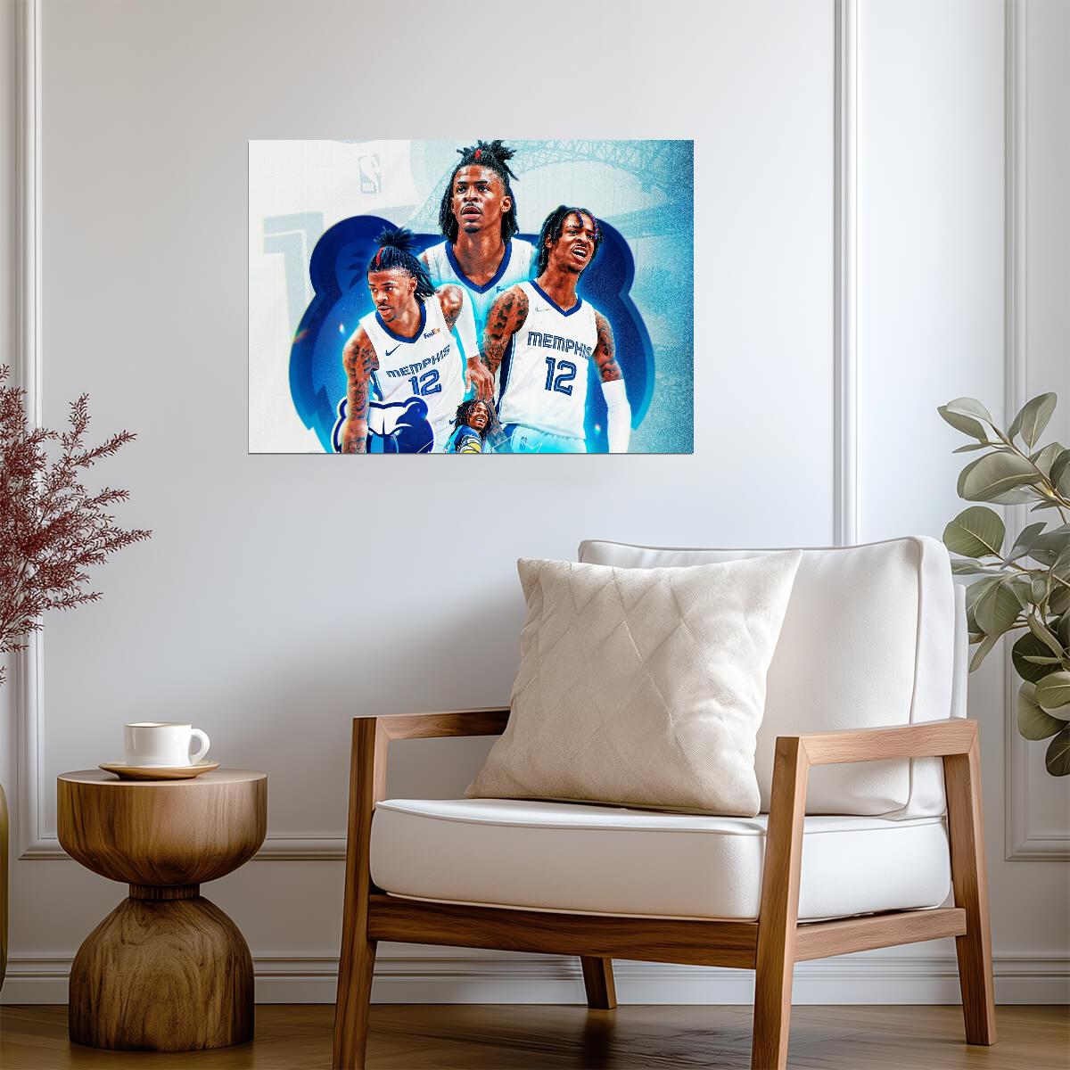 Ja Morant Memphis Grizzlies Collage | Basketball Poster | NBA Dunk Art - Sports Poster