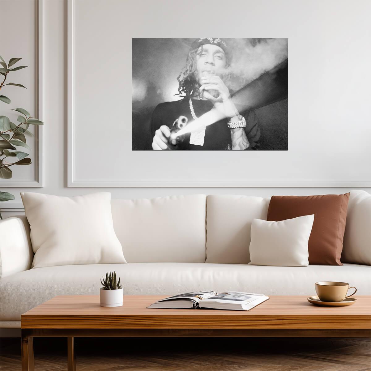 Bloodhound Lil Jeff | Drill Music Poster | Underground Rap Art - Music Poster