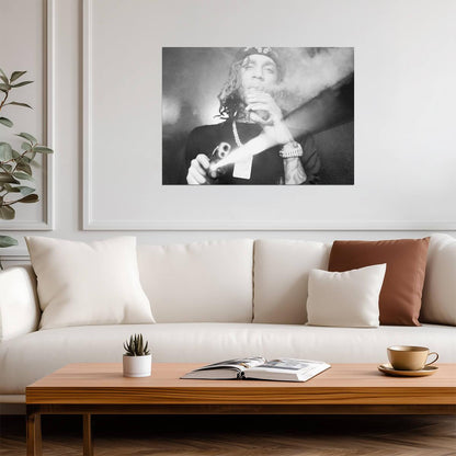 Bloodhound Lil Jeff | Drill Music Poster | Underground Rap Art - Music Poster