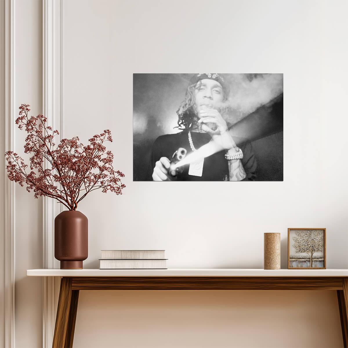 Bloodhound Lil Jeff | Drill Music Poster | Underground Rap Art - Music Poster