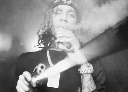 Bloodhound Lil Jeff | Drill Music Poster | Underground Rap Art - Music Poster