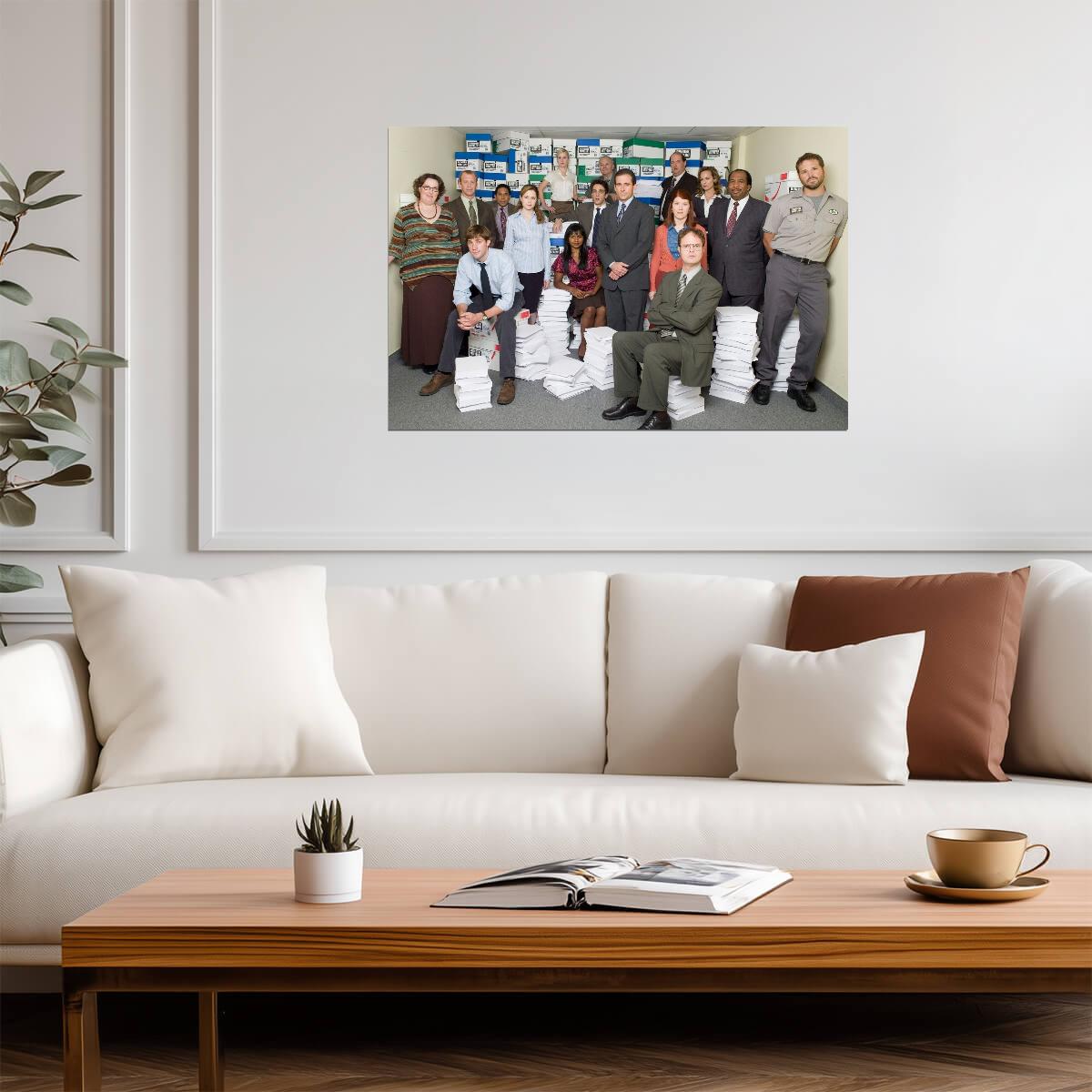 The Office US | Dunder Mifflin Cast Photo | Comedy Series Poster - Movies & TV Poster