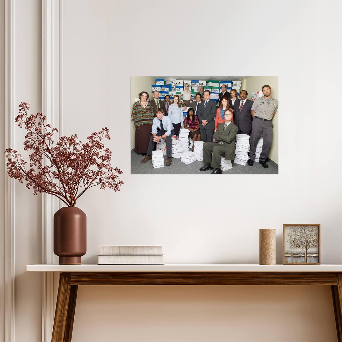 The Office US | Dunder Mifflin Cast Photo | Comedy Series Poster - Movies & TV Poster