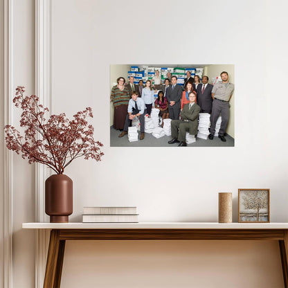 The Office US | Dunder Mifflin Cast Photo | Comedy Series Poster - Movies & TV Poster