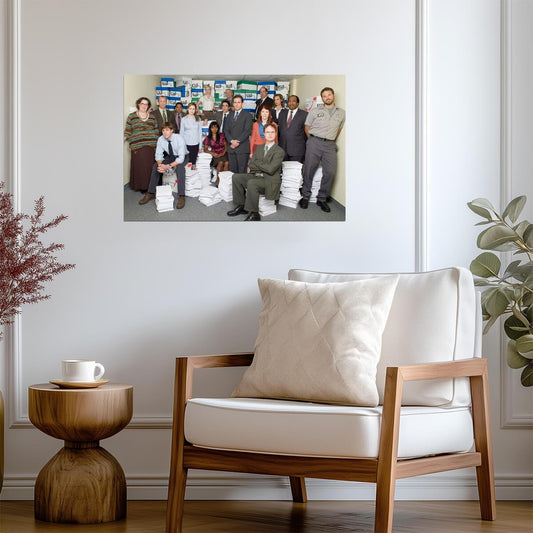 The Office US | Dunder Mifflin Cast Photo | Comedy Series Poster - Movies & TV Poster