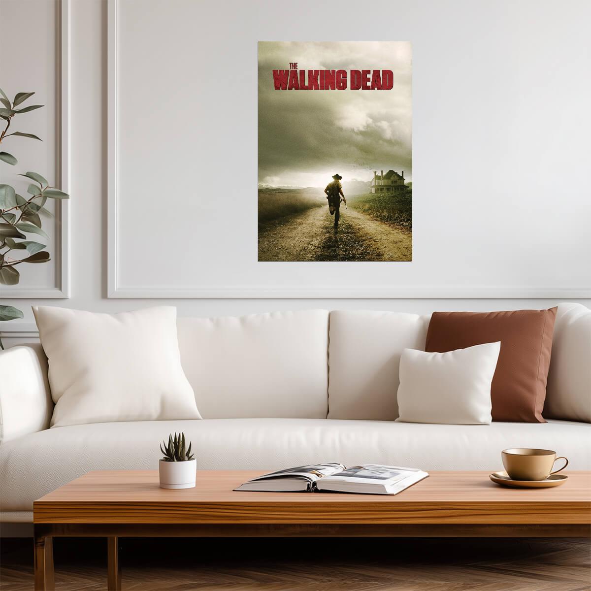 The Walking Dead | Rick Grimes Season 2 Key Art | Zombie TV Show Poster - Movies & TV Poster