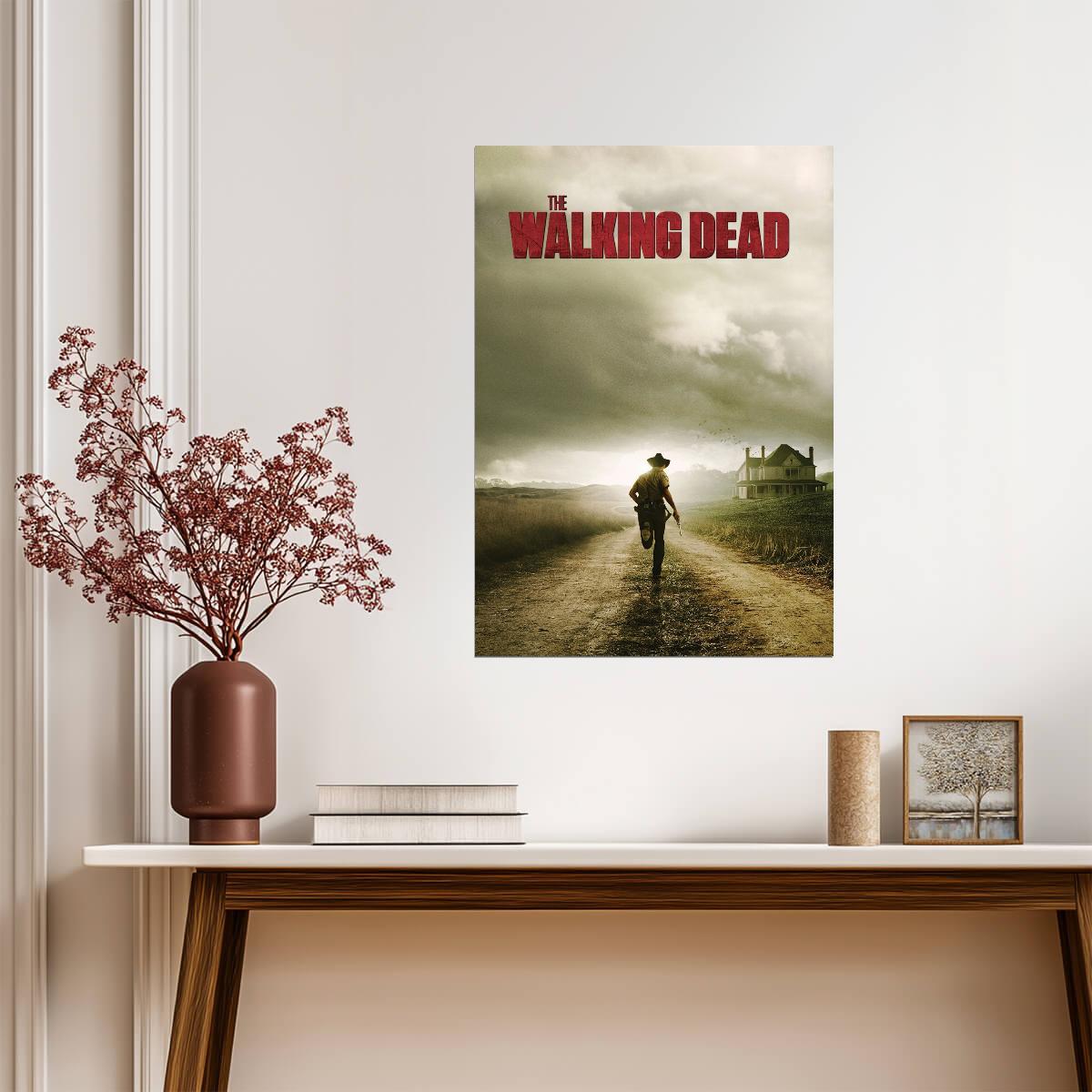 The Walking Dead | Rick Grimes Season 2 Key Art | Zombie TV Show Poster - Movies & TV Poster