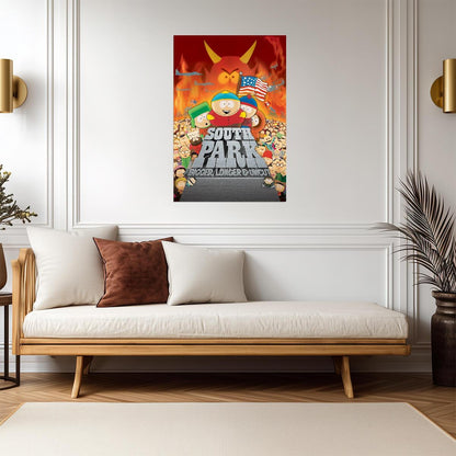 South Park Bigger Longer & Uncut | The Movie Key Art | Adult Comedy Poster - Movies & TV Poster