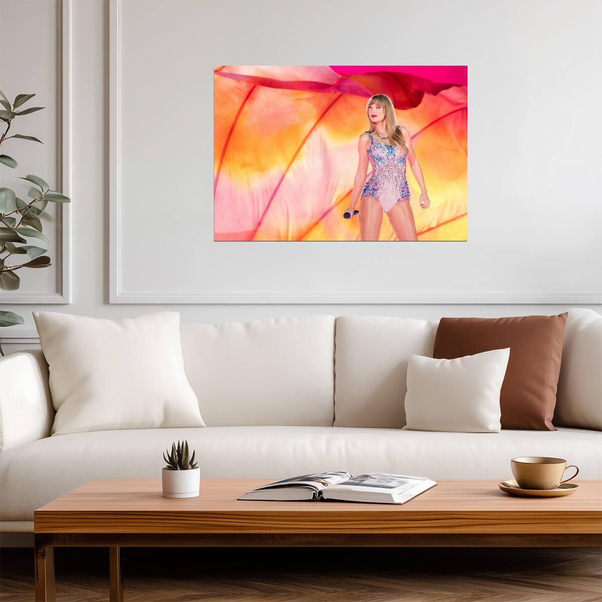 Taylor Swift Eras Tour Concert | Live Performance Poster | Music Tour Wall Art - Music Poster