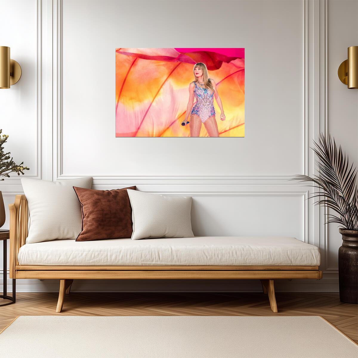 Taylor Swift Eras Tour Concert | Live Performance Poster | Music Tour Wall Art - Music Poster