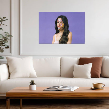 Olivia Rodrigo Sour | Album Cover Art | Pop Star Music Poster - Music Poster