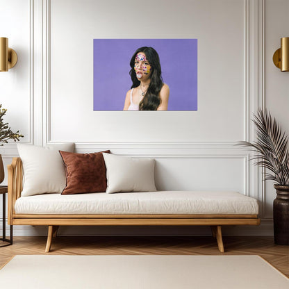 Olivia Rodrigo Sour | Album Cover Art | Pop Star Music Poster - Music Poster