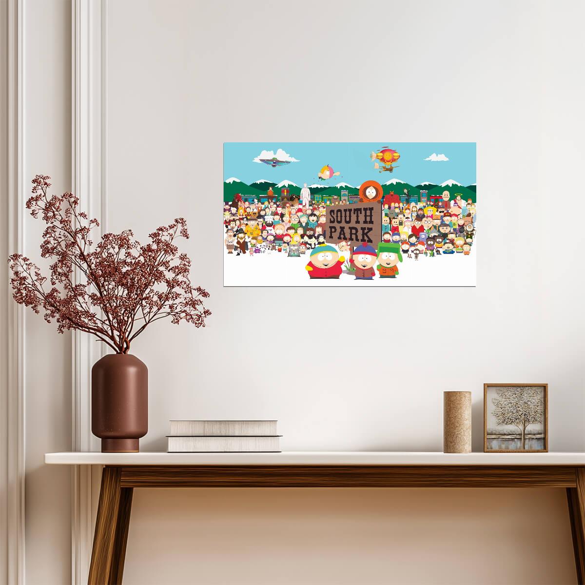 South Park Universe | Full Cast & Characters Collage | TV Fan Gift Poster - Movies & TV Poster