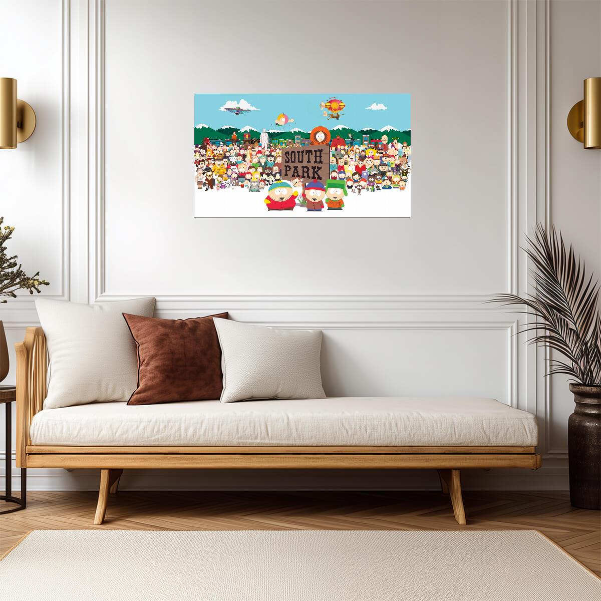 South Park Universe | Full Cast & Characters Collage | TV Fan Gift Poster - Movies & TV Poster