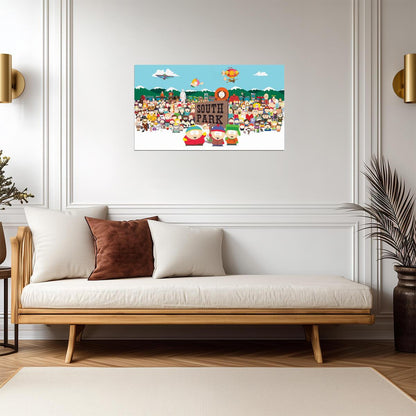 South Park Universe | Full Cast & Characters Collage | TV Fan Gift Poster - Movies & TV Poster