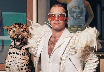 Elton John Glam Rock Era | Vintage Music Photography | 70s Pop Icon Poster - Music Poster