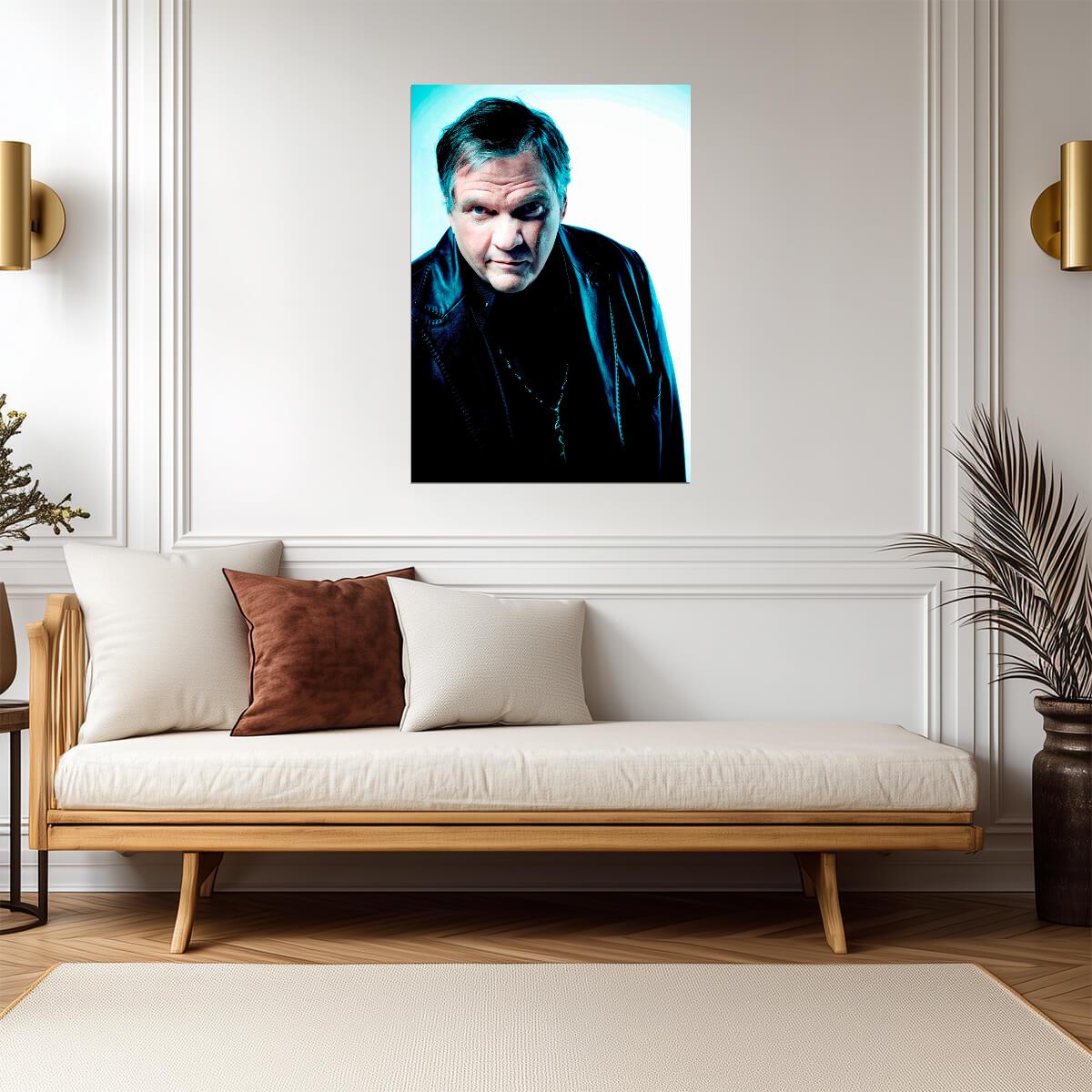 Meat Loaf Wall Art | Classic Rock Poster - Music Poster