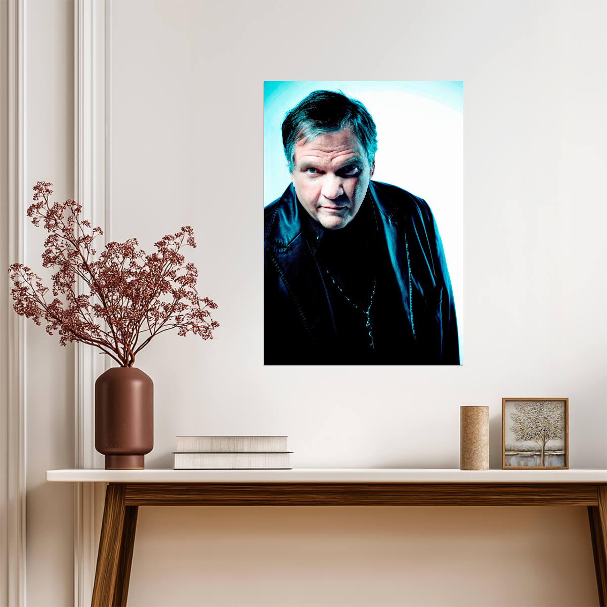 Meat Loaf Wall Art | Classic Rock Poster - Music Poster