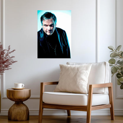 Meat Loaf Wall Art | Classic Rock Poster - Music Poster