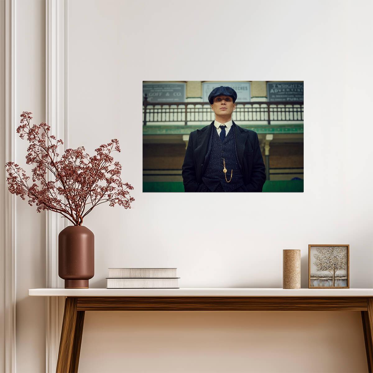 Peaky Blinders Thomas Shelby | Cillian Murphy Portrait | British Crime Drama TV Show Poster - Movies & TV Poster