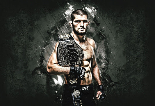 Khabib Nurmagomedov Grunge Style | UFC Poster | Lightweight Champion Art - Sports Poster
