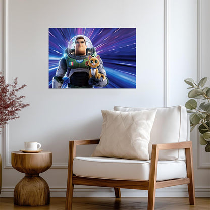 Lightyear Wall Art | Buzz Lightyear Movie Poster - Movies & TV Poster