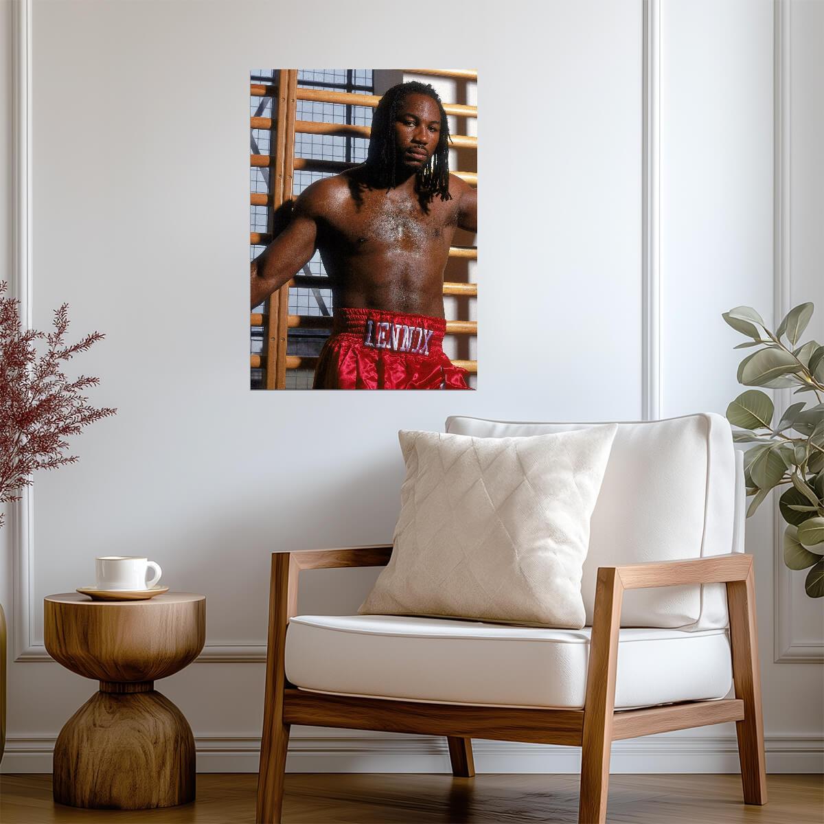Lennox Lewis The Lion | Boxing Poster | Heavyweight Legend Print - Sports Poster