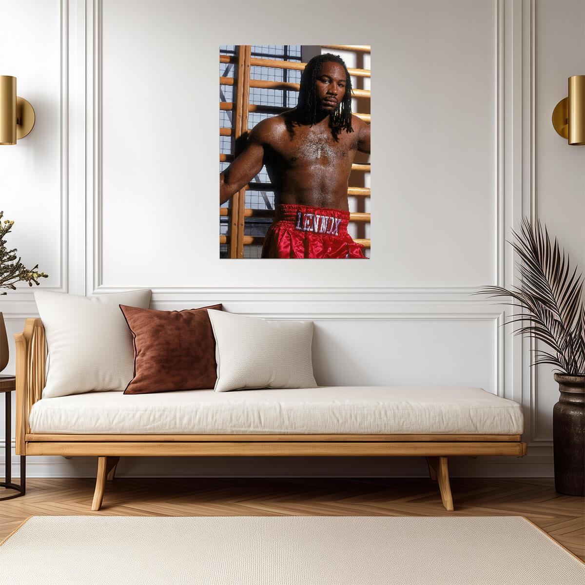 Lennox Lewis The Lion | Boxing Poster | Heavyweight Legend Print - Sports Poster