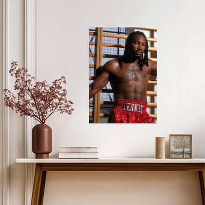 Lennox Lewis The Lion | Boxing Poster | Heavyweight Legend Print - Sports Poster