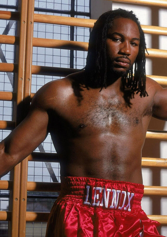 Lennox Lewis The Lion | Boxing Poster | Heavyweight Legend Print - Sports Poster