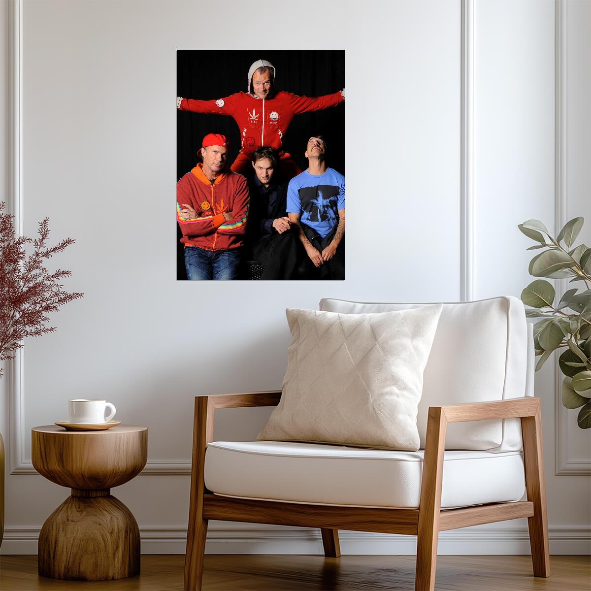 Red Hot Chili Peppers Group Photo | Anthony Kiedis & Flea | Rock Band Poster - Music Poster