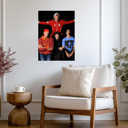 Red Hot Chili Peppers Group Photo | Anthony Kiedis & Flea | Rock Band Poster - Music Poster