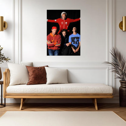 Red Hot Chili Peppers Group Photo | Anthony Kiedis & Flea | Rock Band Poster - Music Poster