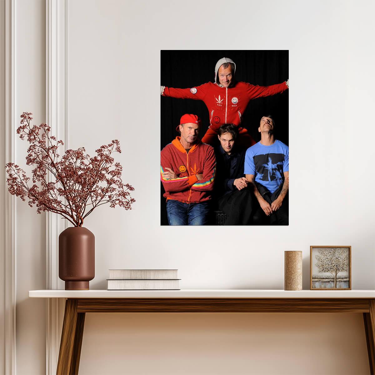 Red Hot Chili Peppers Group Photo | Anthony Kiedis & Flea | Rock Band Poster - Music Poster