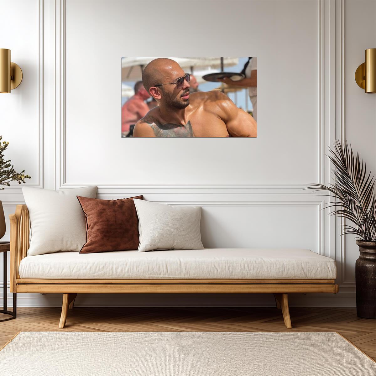 Andrew Tate Top G | Internet Personality Photo | Motivational Poster for Gym - Celebrities Poster